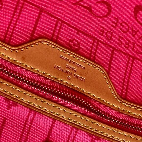 LOUIS VUITTON M48613 Monogram Rose Neverfull MM Shoulder Bag Tote Bag - Picture 12 of 16